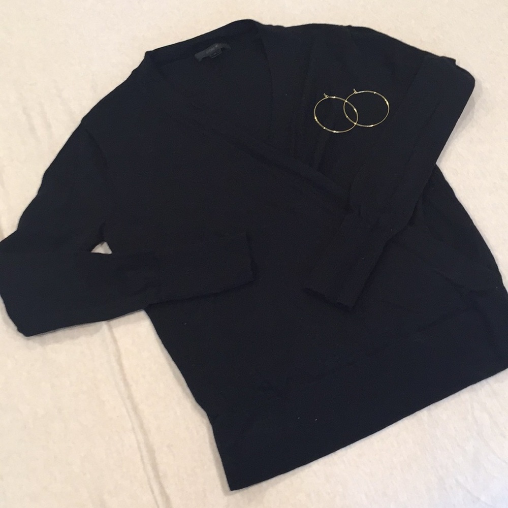 Jcrew faux wrap sweater